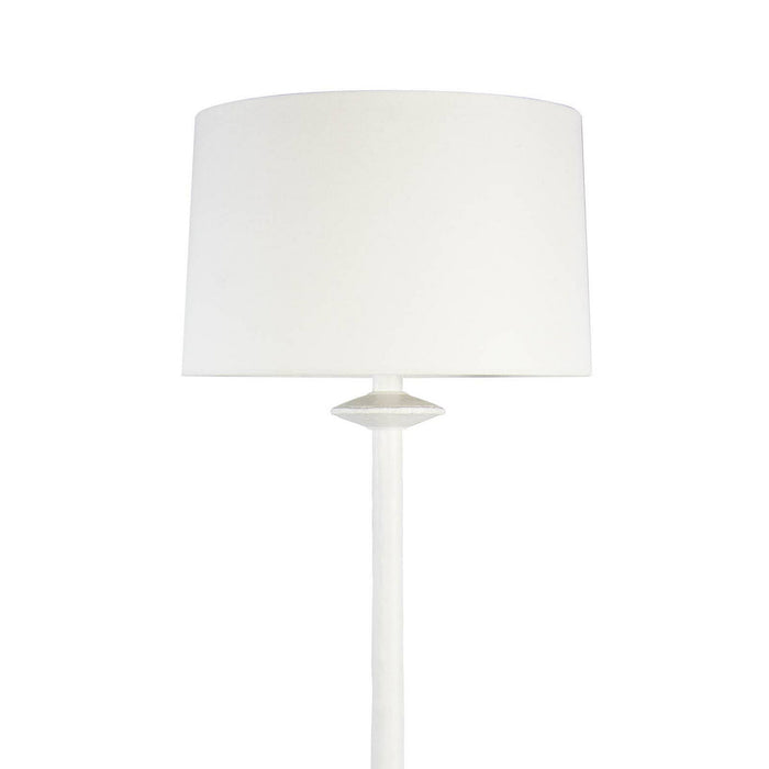 Regina Andrew 14-1054 One Light Floor Lamp, White