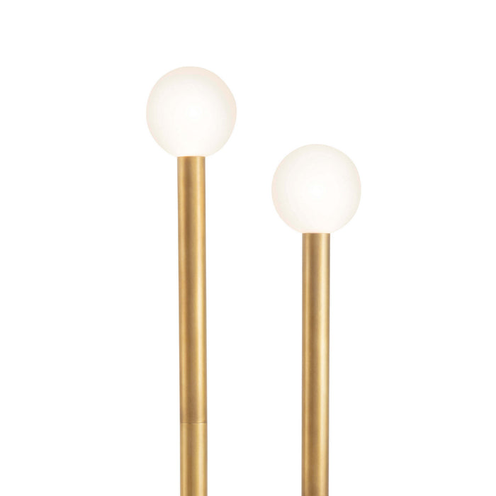 Regina Andrew 14-1055NB LED Floor Lamp, Natural Brass