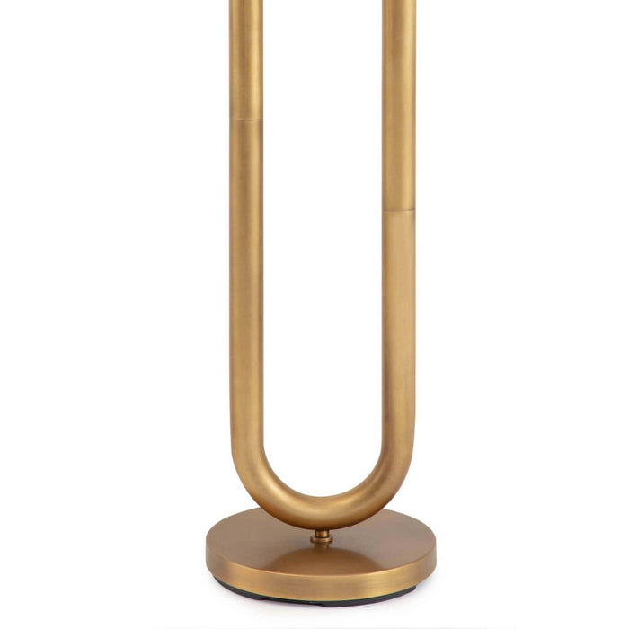 Regina Andrew 14-1055NB LED Floor Lamp, Natural Brass