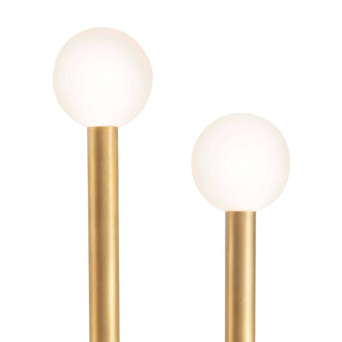 Regina Andrew 14-1055NB LED Floor Lamp, Natural Brass
