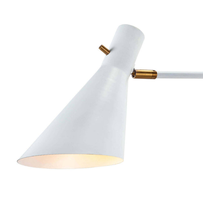 Regina Andrew 15-1135WTNB Two Light Wall Sconce, White
