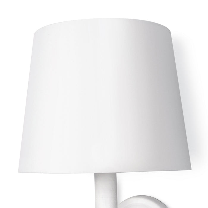 Regina Andrew 15-1140 One Light Wall Sconce, White