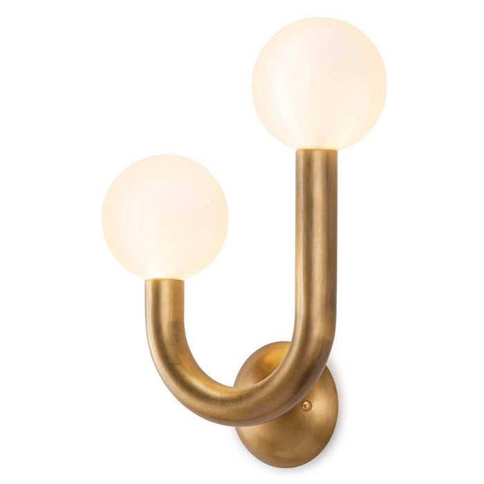 Regina Andrew 15-1144L-NB LED Wall Sconce, Natural Brass