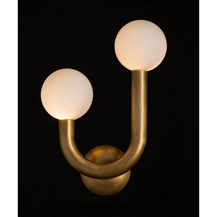 Regina Andrew 15-1144L-NB LED Wall Sconce, Natural Brass