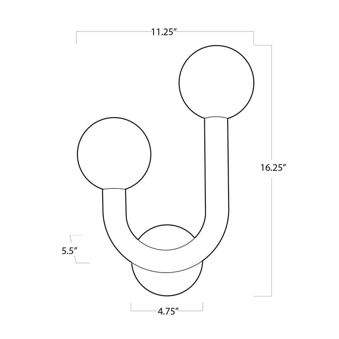 Regina Andrew 15-1144L-ORB LED Wall Sconce, Oil Rubbed Bronze