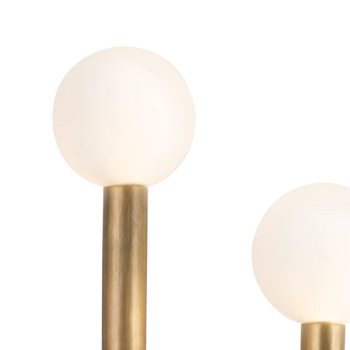 Regina Andrew 15-1144R-NB LED Wall Sconce, Natural Brass