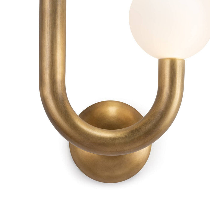 Regina Andrew 15-1144R-NB LED Wall Sconce, Natural Brass