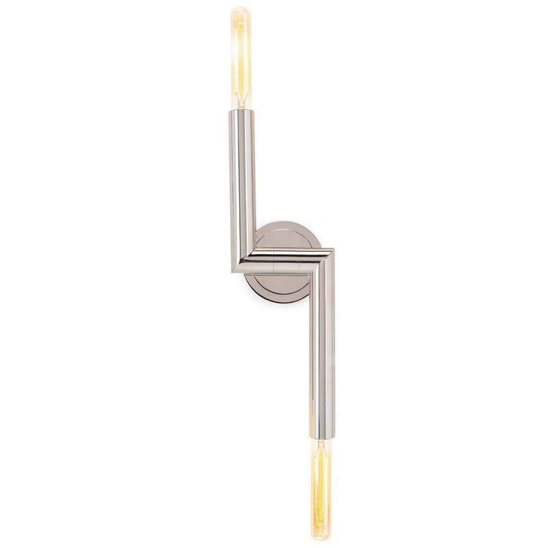 Regina Andrew 15-1146PN Two Light Wall Sconce, Polished Nickel