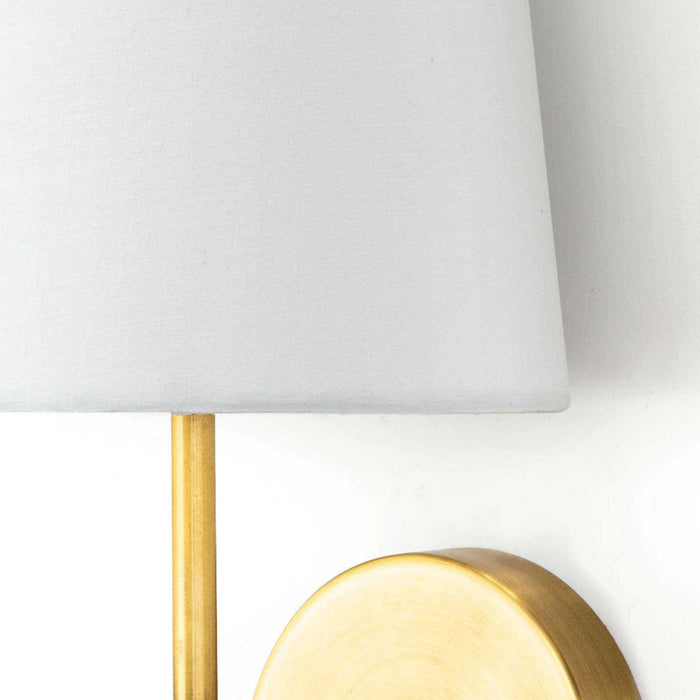 Regina Andrew 15-1152 One Light Wall Sconce, Natural Brass