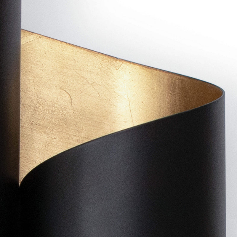 Regina Andrew 15-1157BLK Two Light Wall Sconce, Black