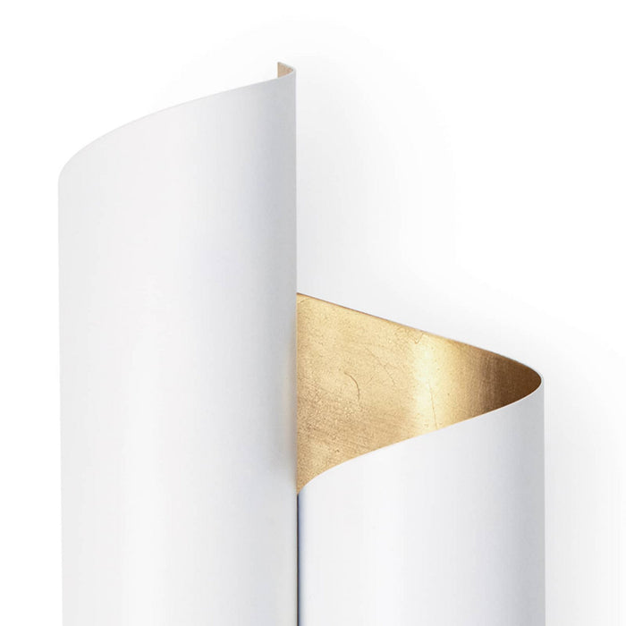 Regina Andrew 15-1157WT Two Light Wall Sconce, White
