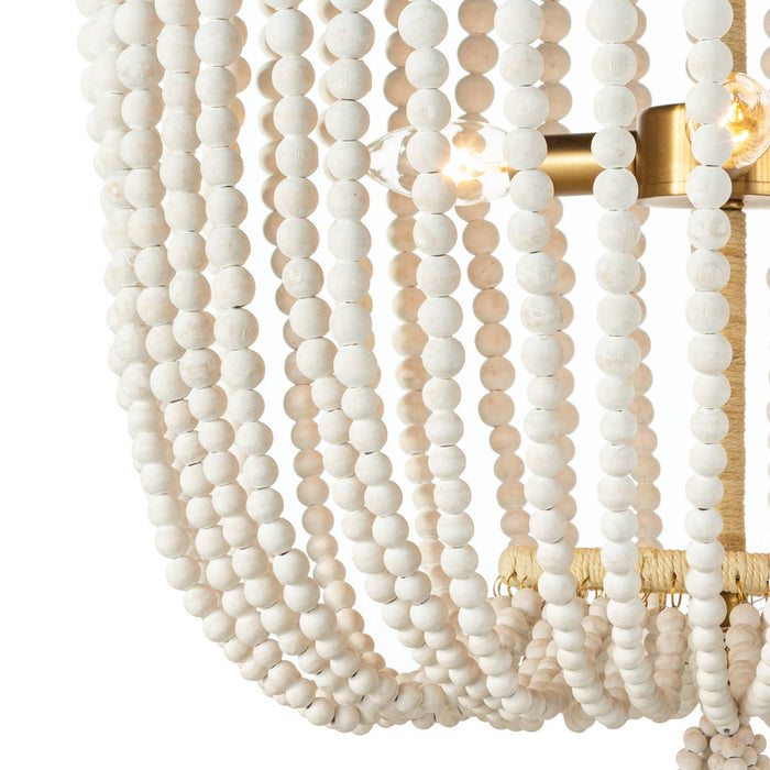 Regina Andrew 16-1222WT Three Light Chandelier, White