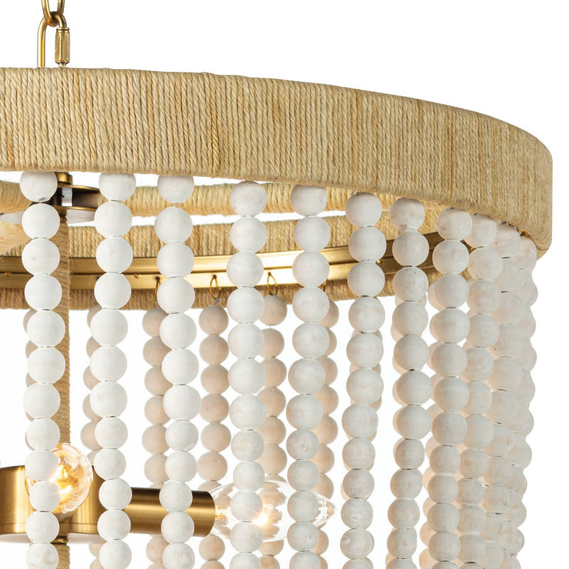 Regina Andrew 16-1222WT Three Light Chandelier, White