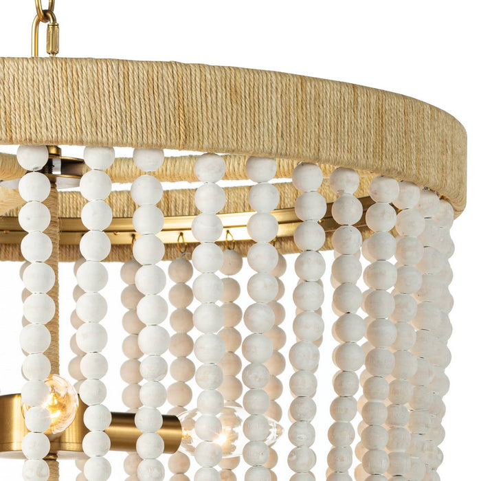 Regina Andrew 16-1222WT Three Light Chandelier, White