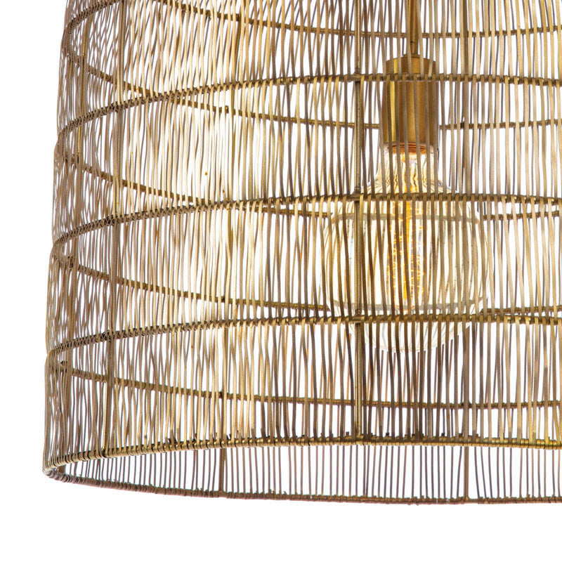 Regina Andrew 16-1294BRS One Light Pendant, Brass