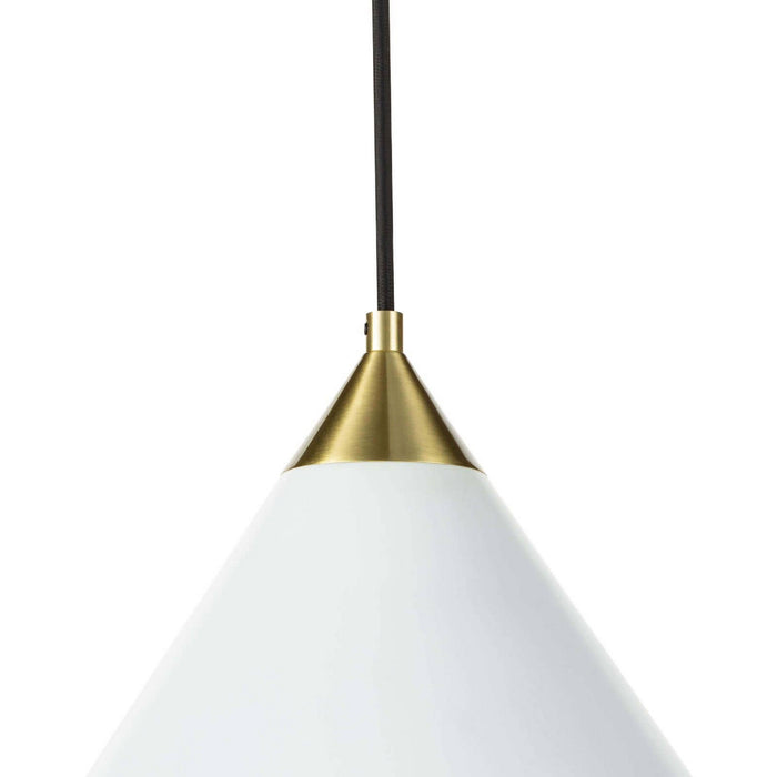 Regina Andrew 16-1306WTNB One Light Pendant, White