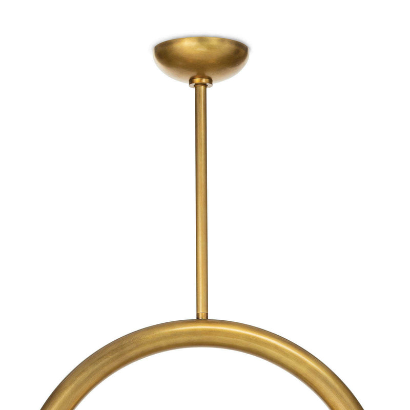 Regina Andrew 16-1318NB LED Pendant, Natural Brass