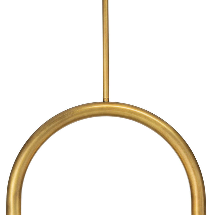Regina Andrew 16-1318NB LED Pendant, Natural Brass