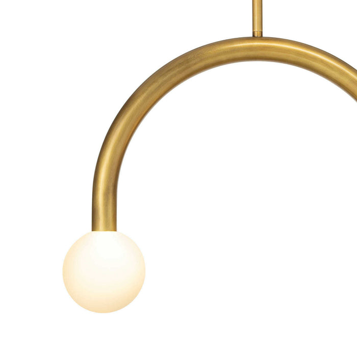 Regina Andrew 16-1318NB LED Pendant, Natural Brass