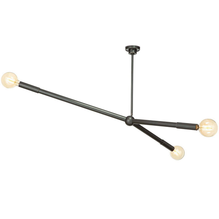 Regina Andrew 16-1337ORB Three Light Chandelier, Oil Rubbed Bronze