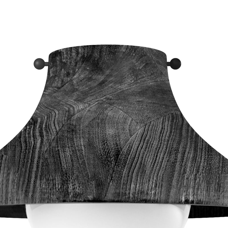 Regina Andrew 16-1347EB One Light Flush Mount, Ebony