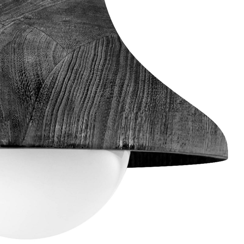 Regina Andrew 16-1347EB One Light Flush Mount, Ebony