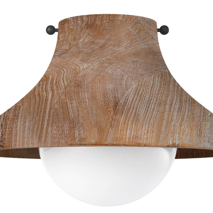 Regina Andrew 16-1347NAT One Light Flush Mount, Natural