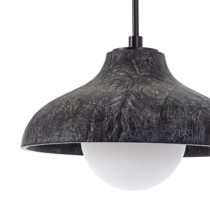 Regina Andrew 16-1349EB One Light Pendant, Ebony