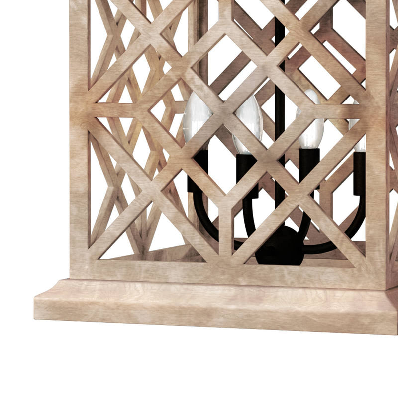 Regina Andrew 16-1364NAT Four Light Lantern, Natural