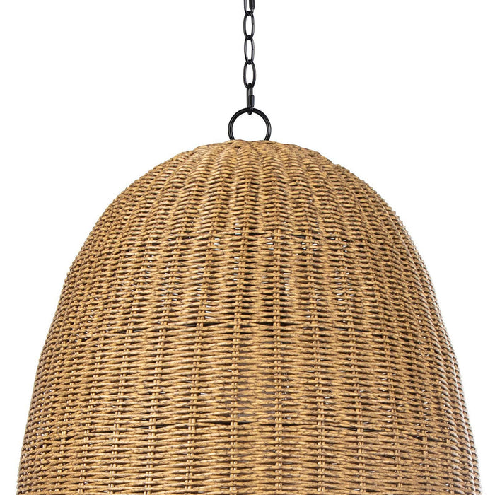 Regina Andrew 17-1002NAT One Light Outdoor Pendant, Natural