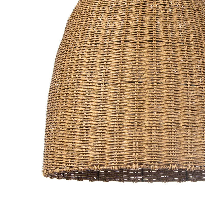 Regina Andrew 17-1002NAT One Light Outdoor Pendant, Natural