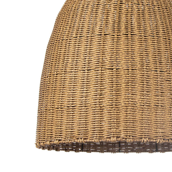 Regina Andrew 17-1002NAT One Light Outdoor Pendant, Natural