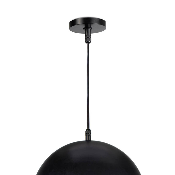Regina Andrew 17-1003BLK One Light Pendant, Black