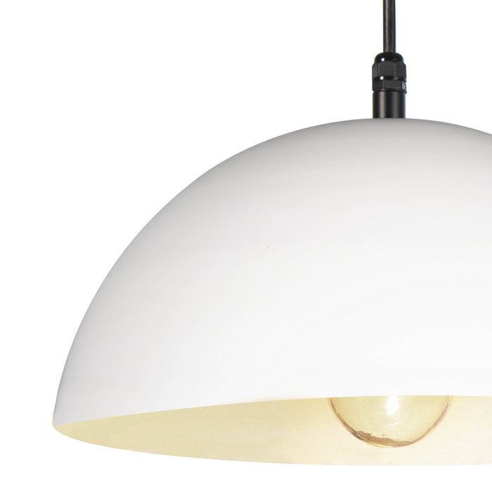 Regina Andrew 17-1003WT One Light Pendant, White