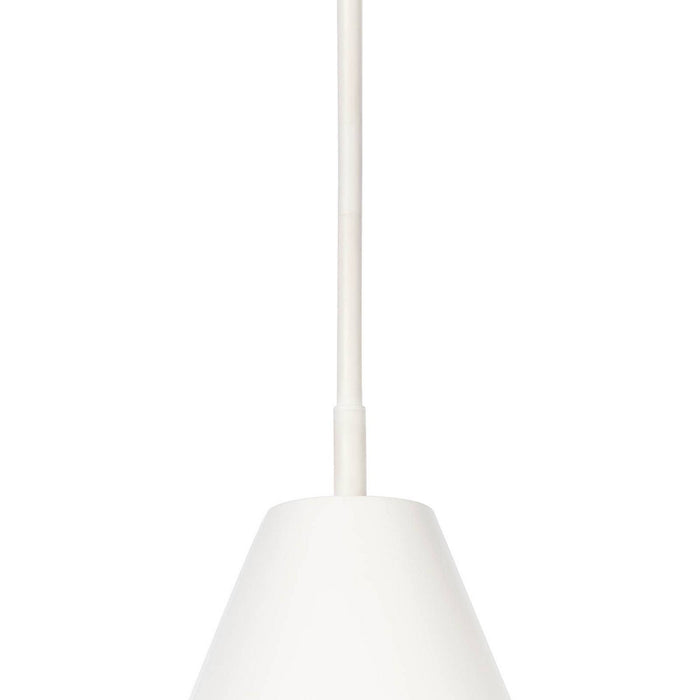 Regina Andrew 17-1005WT One Light Pendant, White