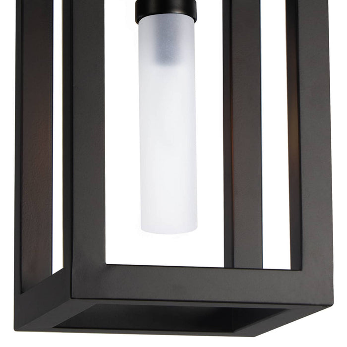 Regina Andrew 17-1008 One Light Outdoor Lantern, Black