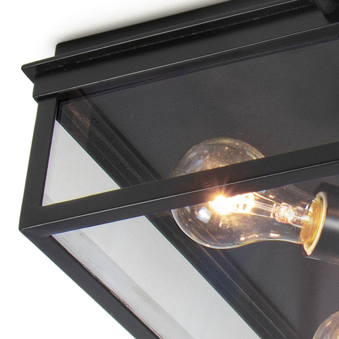 Regina Andrew 17-1011BLK Four Light Flush Mount, Black