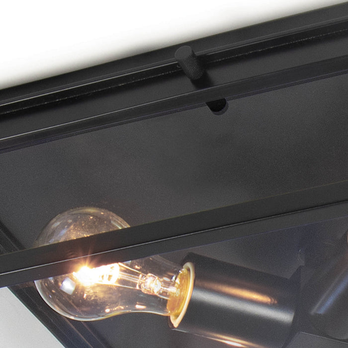 Regina Andrew 17-1011BLK Four Light Flush Mount, Black