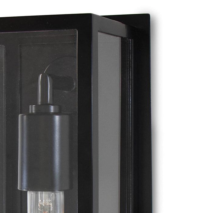 Regina Andrew 17-1012BLK One Light Wall Sconce, Black