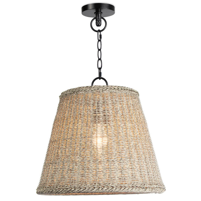 Regina Andrew 17-1014WT One Light Outdoor Pendant, Grey