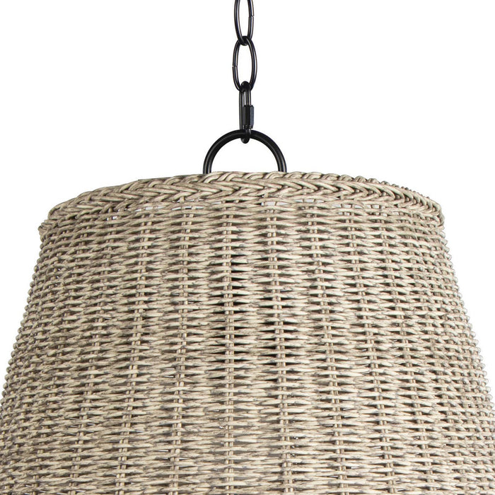 Regina Andrew 17-1014WT One Light Outdoor Pendant, Grey