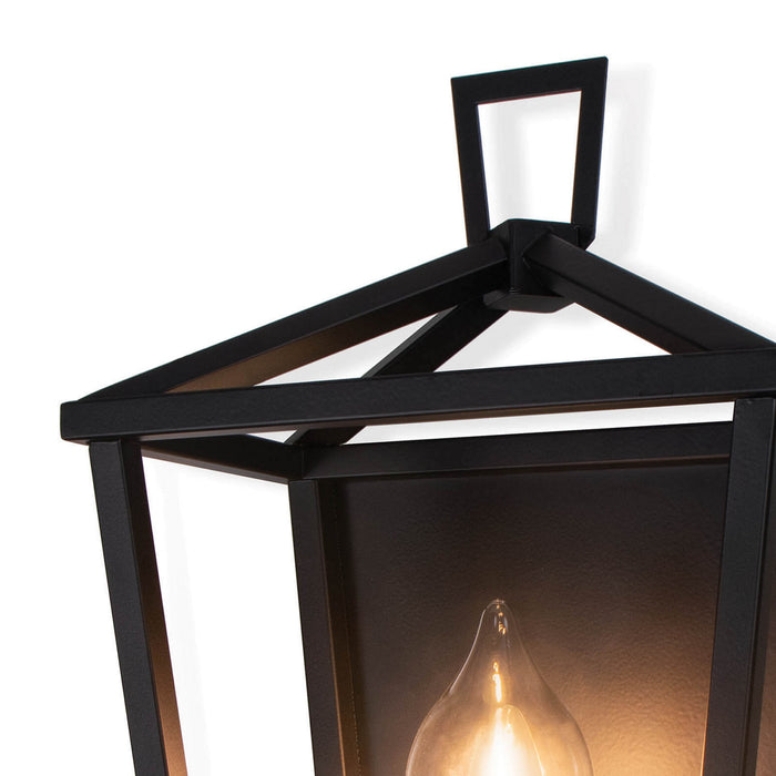 Regina Andrew 17-1017 One Light Outdoor Wall Sconce, Black