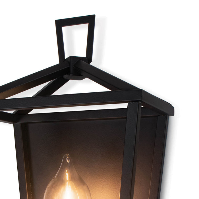 Regina Andrew 17-1017 One Light Outdoor Wall Sconce, Black