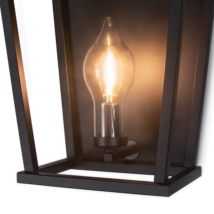 Regina Andrew 17-1017 One Light Outdoor Wall Sconce, Black
