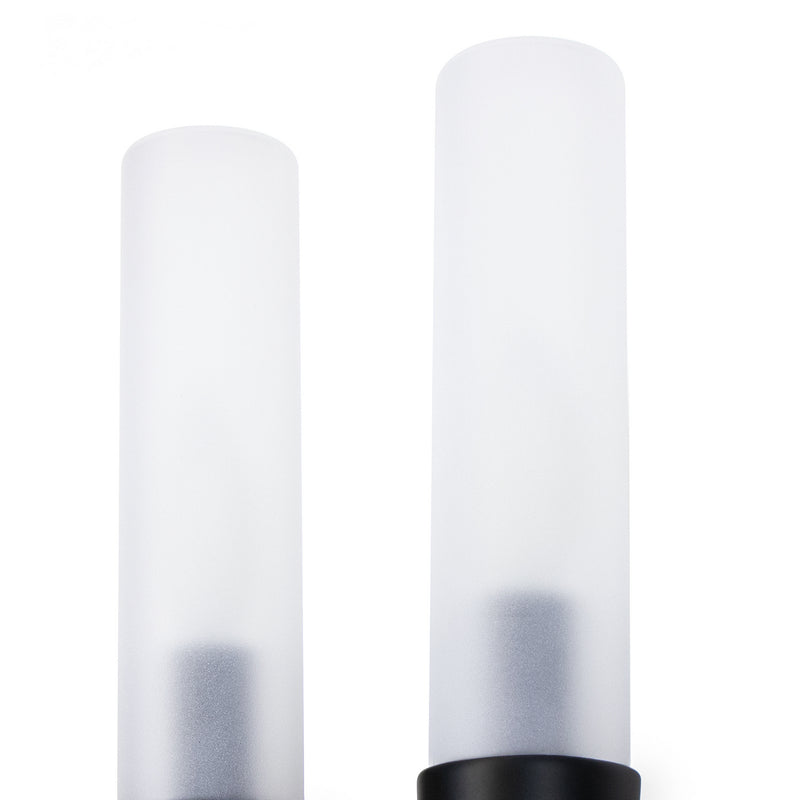 Regina Andrew 17-1023 Two Light Outdoor Wall Sconce, Black
