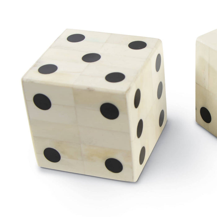 Regina Andrew 20-1413 Oversized Bone Gaming Dice Pair, Natural