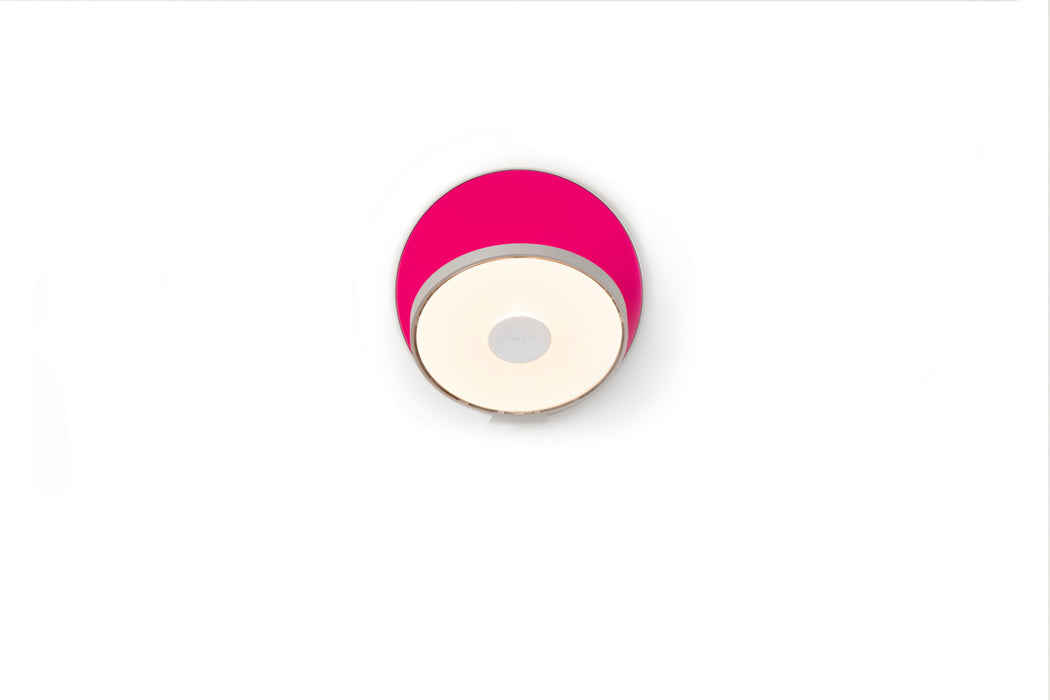 Koncept GRW-S-SIL-MHP-HW LED Wall Sconce, Silver, Matte Hot Pink