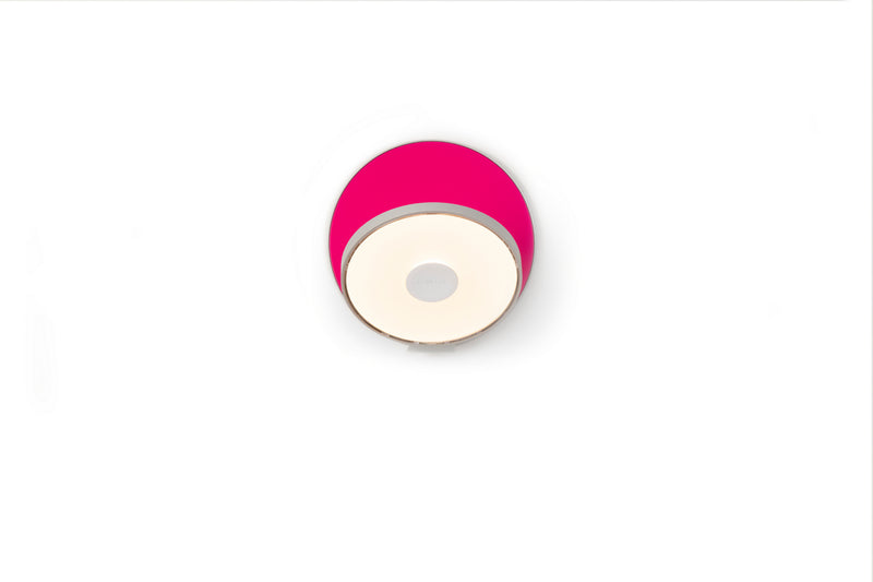 Koncept GRW-S-SIL-MHP-PI LED Wall Sconce, Silver, Matte Hot Pink