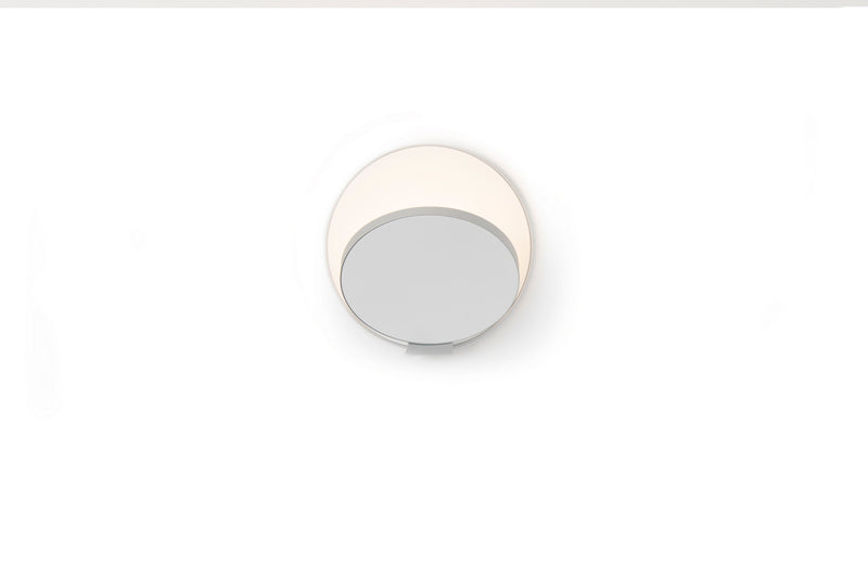 Koncept GRW-S-SIL-MWT-HW LED Wall Sconce, Silver, Matte White