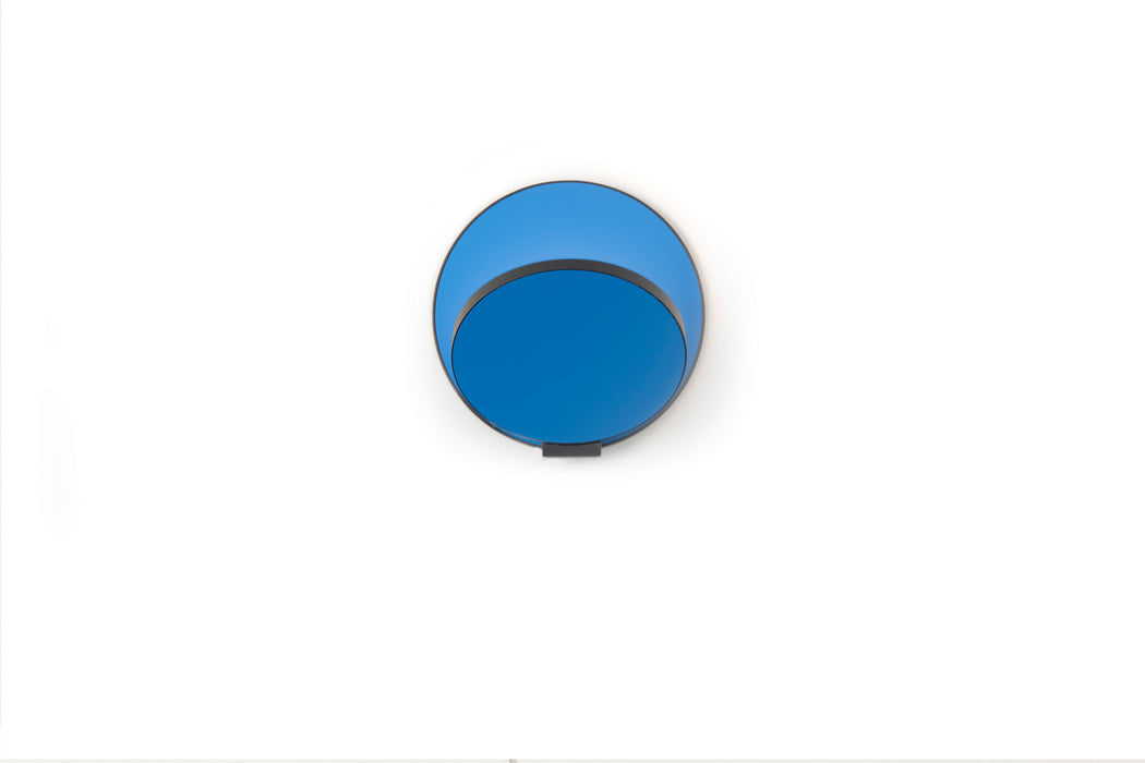 Koncept GRW-S-MBK-MBL-HW LED Wall Sconce, Metallic Black, Matte Blue
